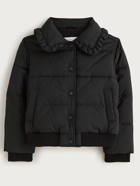 Girls NWT Sealed Black J.Crew Puffer Jacket Size XL Size 12-13